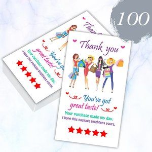 100 Thank You Cards